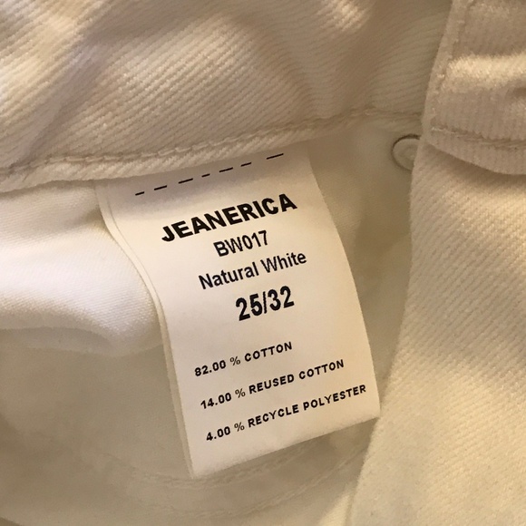 NWT JEANERICA NATURAL WHITE BALEM JEANS - Picture 5 of 14